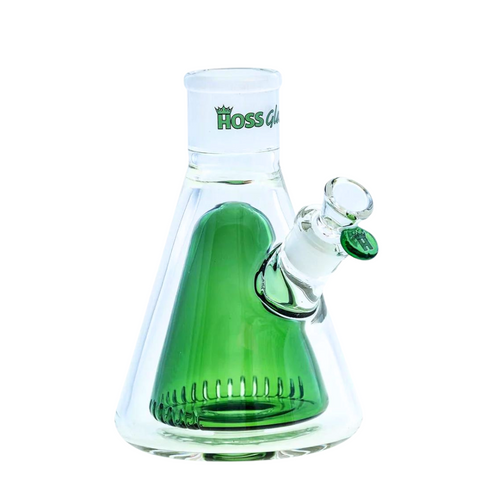 8" Hoss Glass Double Wall Beaker Base