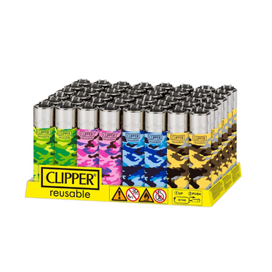 Clipper Camo Lighters. www.metrovapeshop.ca