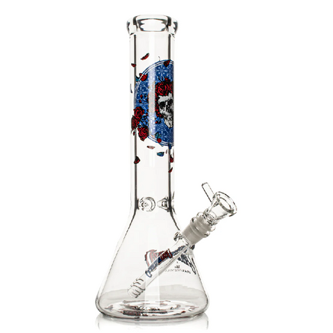 Gear Premium x Grateful Dead 13” 7 mm Bertha Beaker, Clear