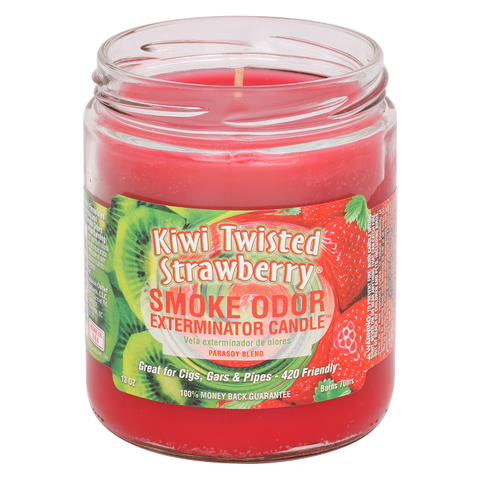 Smoke Odor Exterminator Candle, Kiwi Twisted Strawberry