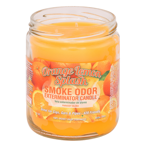 Smoke Odor Exterminator Candle, Orange Lemon Splash