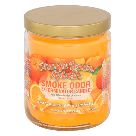 Smoke Odor Exterminator Candle, Orange Lemon Splash