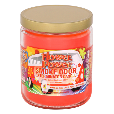 Smoke Odor Exterminator Candle, Flower Power