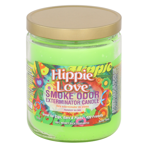 Smoke Odor Exterminator Candle, Hippie Love