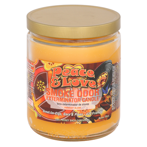 Smoke Odor Exterminator Candle, Peace & Love