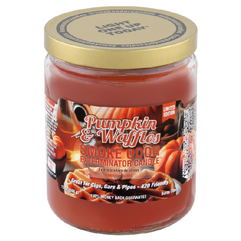 Smoke Odor Exterminator Limited Edition Candle, Pumpkin and Waffles