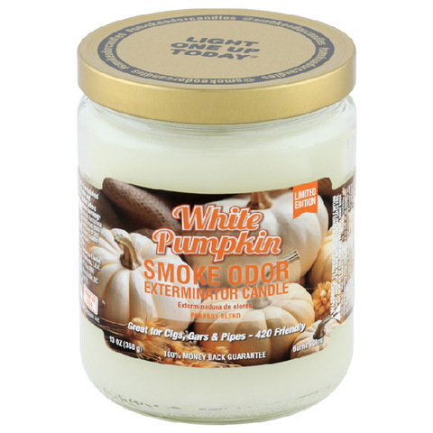 Smoke Odor Exterminator Limited Edition Candle, White Pumpkin