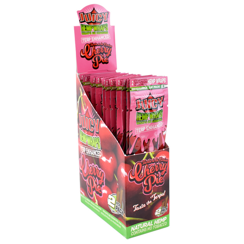 Juicy Jay’s 105 mm Terp Hemp Wraps 2pk Cherry Pie