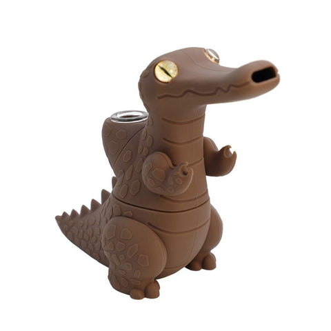 6" Arsenal Standing Alligator Water Pipe