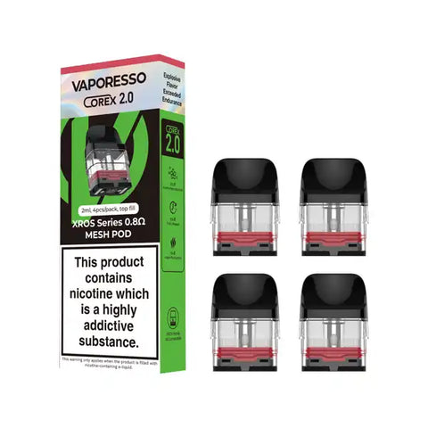 XROS COREX 2.0 SERIES POD 2ML / 3ML (4PCS/PACK)
XROS COREX 2.0 SERIES POD 2ML / 3ML (4PCS/PACK)